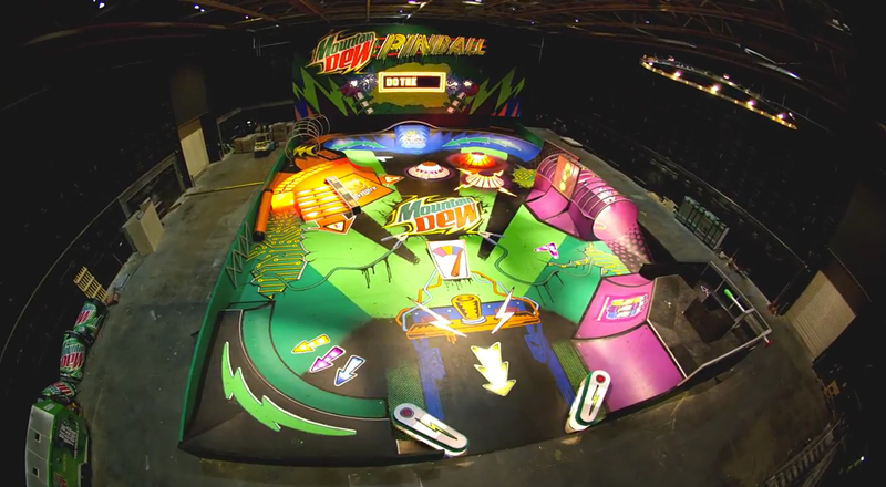 Mountain Dew lanserar Skatepark med flippertema