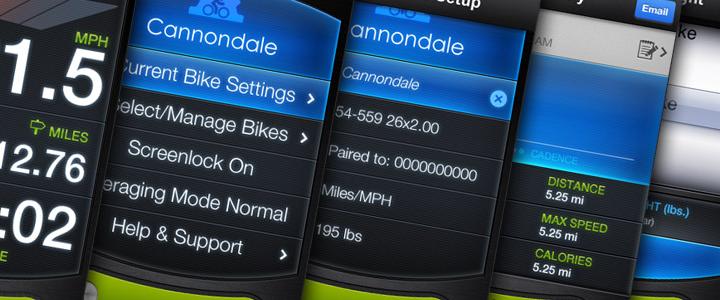 Images of the application Liverider